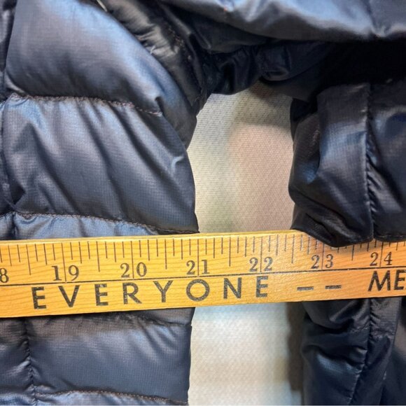 Cabelas XPG Womens Puffer Down Jacket Size XL Black Hooded Quilted Outdoors - Picture 8 of 12